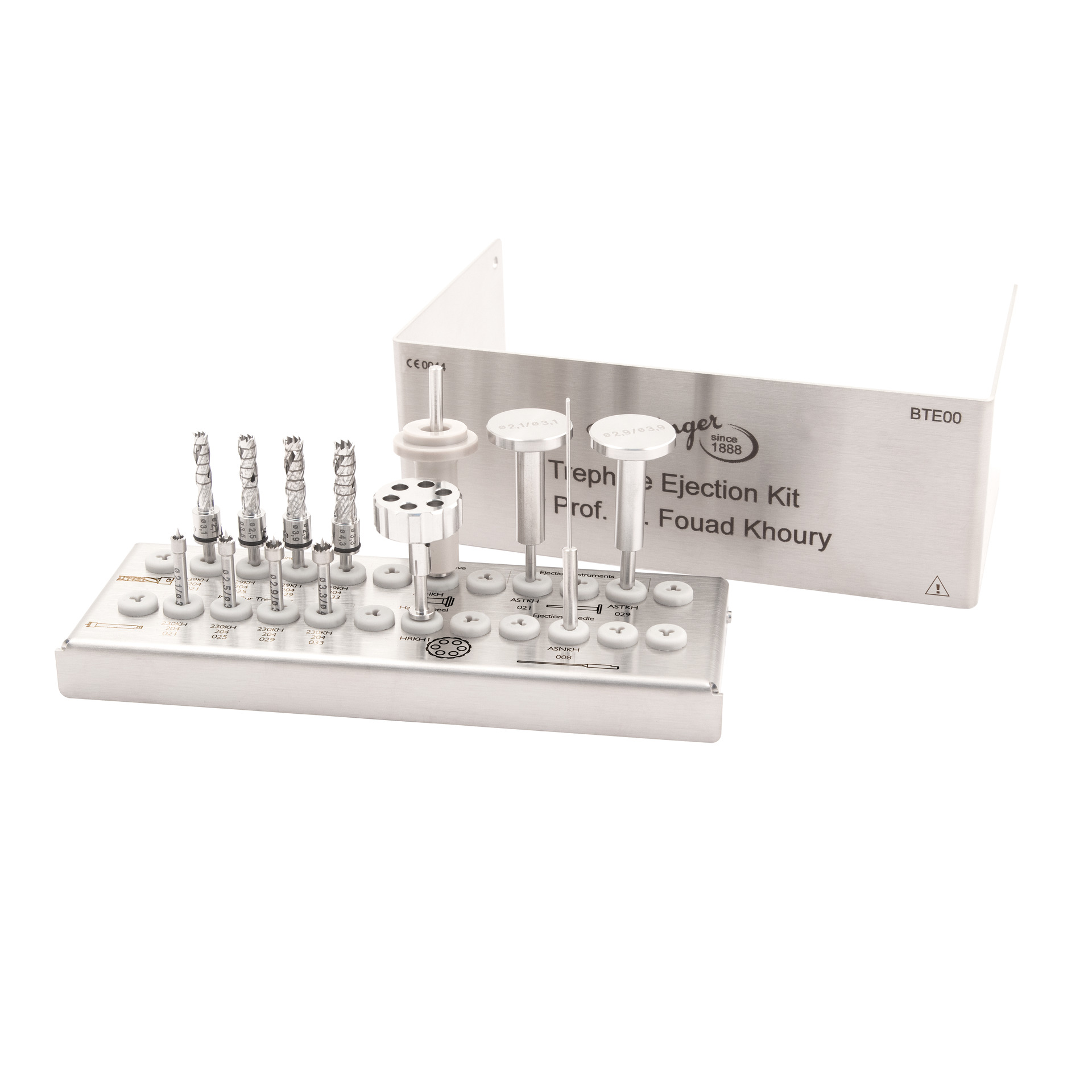 produkt trephine ejection kit karottentechnik bohrkerntechnik nach prof khoury bte00