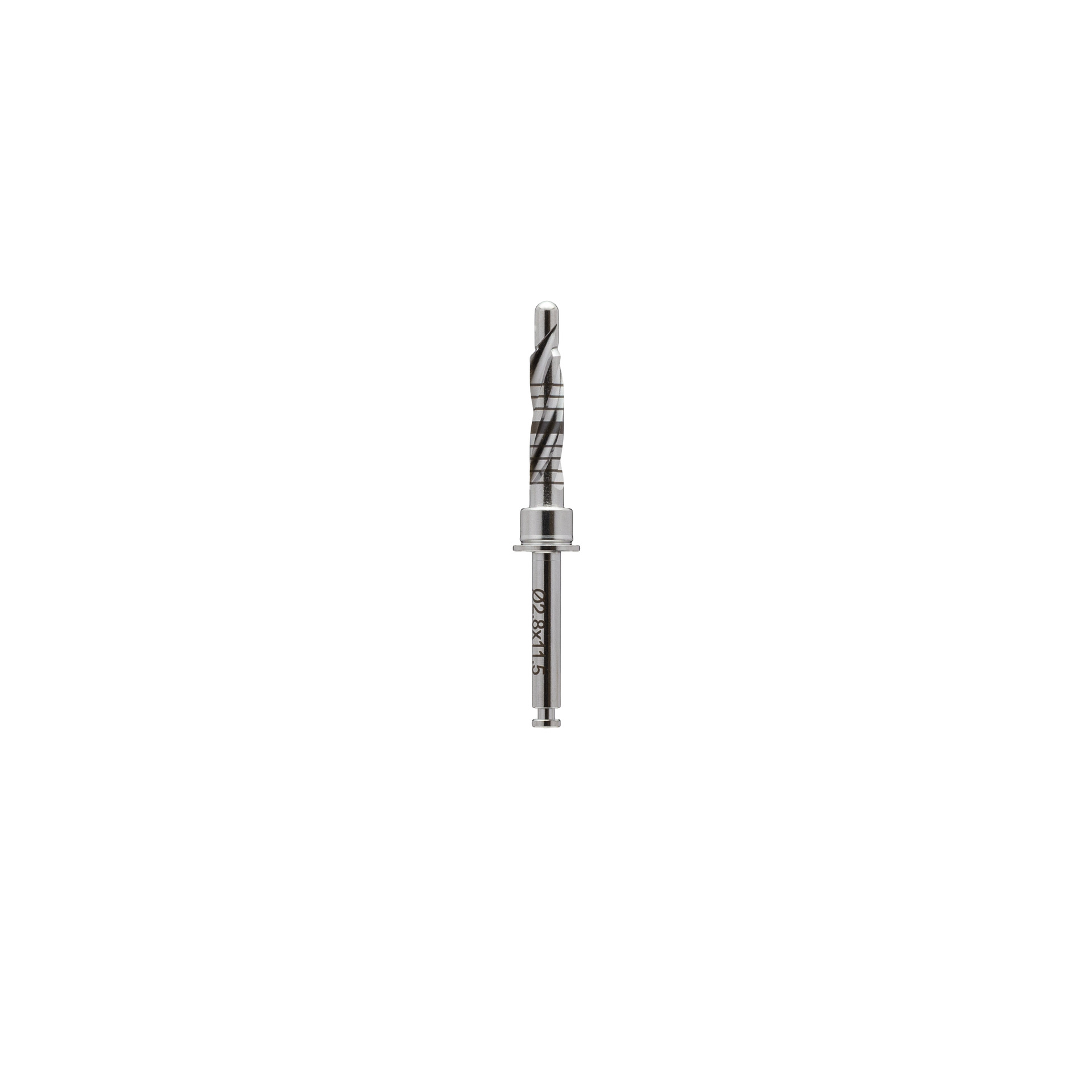 Foret hélicoïdal 2,8 mm Embout guidant (Guided Drill Stop)